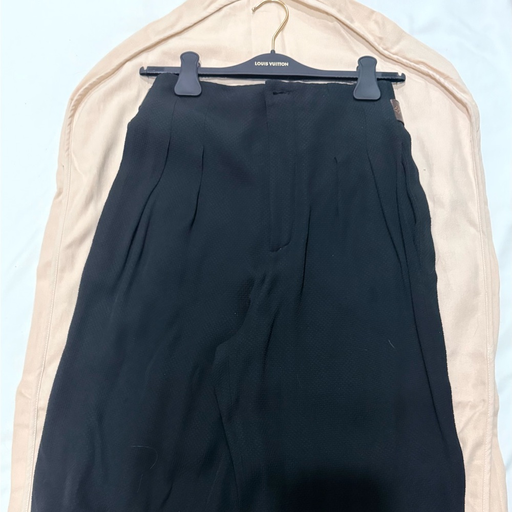 Louis Vuitton Crepe Fitted High Waist Pants